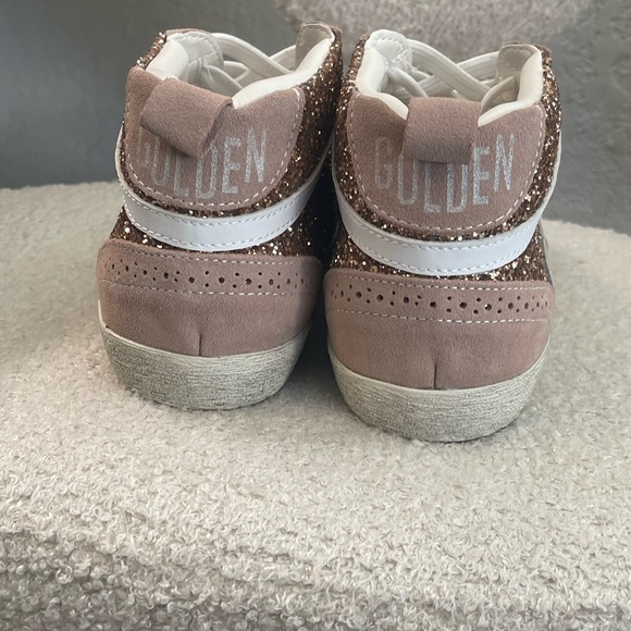 Golden Goose Mid Star Pink Rose Gold Glitter Sneakers - Picture 8 of 8